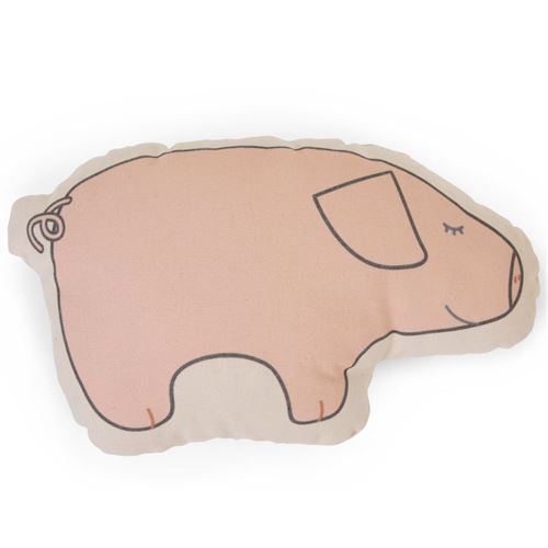 CHILDHOME Coussin Toile Cochon