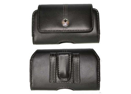 HTC Leather Pouch PO C310 - Etui voor mobiele telefoon - leer - voor HTC S710; Tattoo; Touch 3G, Cruise, Diamond, Dual, Viva