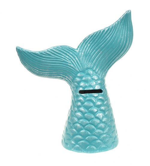 Toi-Toys tirelire sirène queue bleue 21 cm