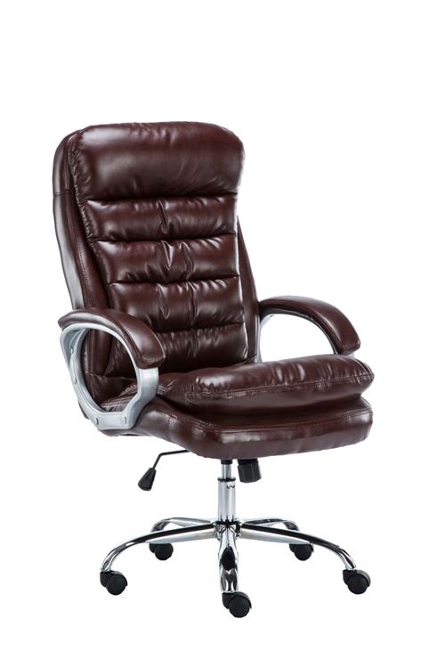 Fauteuil de bureau XXL Vancouver similicuir , Bordeaux