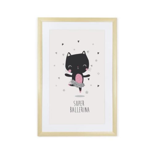 TANUKI Cadre décoratif Super ballerina - 60x40 cm