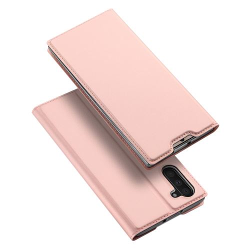 Etui en PU avec fente pour carte or rose pour votre Samsung Galaxy Note 10