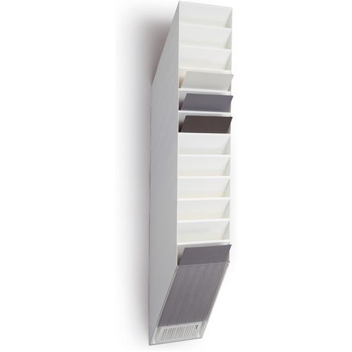 Durable flexiboxx présentoir mural 12 a4 portrait blanc 1709763010