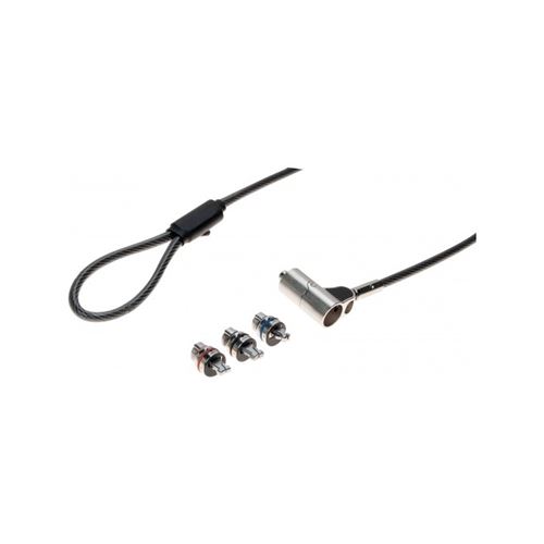 DACOMEX Antivol à clé avec 3 têtes K-Lock / Dell Wedge / HP Nano