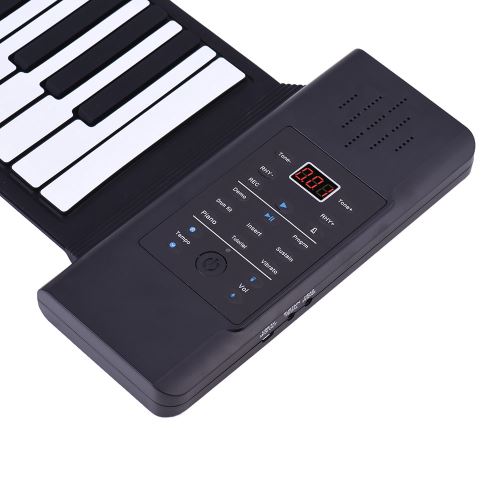 16€ sur ammoon Piano Portable 88 Touches en Silicone Rouleau