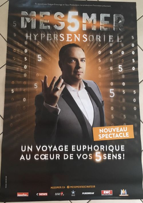 MESSMER - 5 - 80x120cm - AFFICHE / POSTER envoi roulé