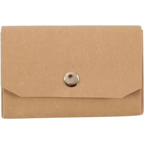 Creative Portefeuille en faux cuir 11 x 8 cm marron clair