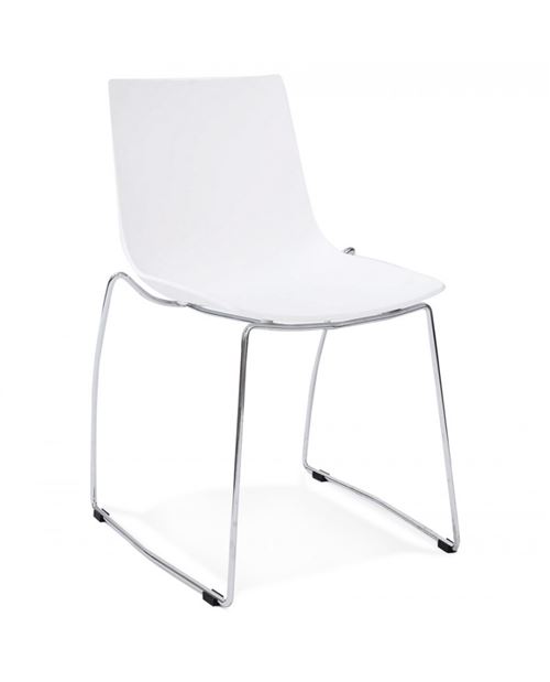 Chaise design TIKADA WHITE 54x58x83 cm