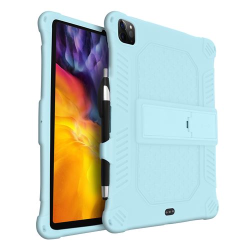 Avizar Coque Hybride Béquille Support Bandoulière Bleu pour Apple iPad Pro 11 2020 / 2018 / 2021 et iPad Air 2020
