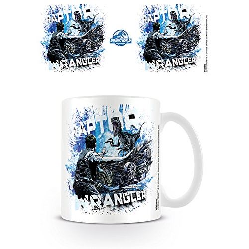 Jurassic World: Fallen Kingdom MG24840 Fallen Kingdom (Raptor Wrangler) Mug, Multicolore