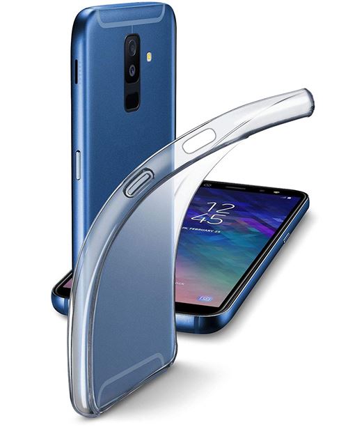 Cellularline Finecgala6pl18t Coque Fine pour Samsung Galaxy A6 Plus 2018 – Transparent