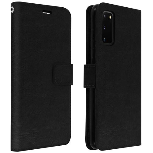 Housse pour Samsung Galaxy S20 Porte-carte Support Vidéo Vintage noir