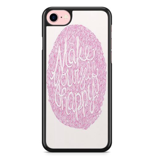 Coque Fifrelin pour iPhone 7 PLUS et iPhone 8 PLUS Make Yourself Happy Citation