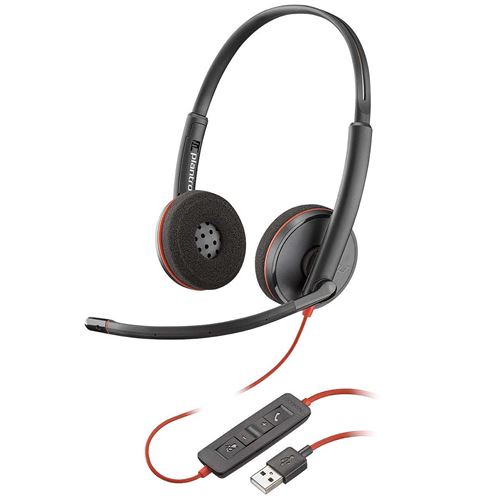 Plantronics Noir Blackwire C3220 Usb-A
