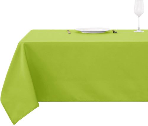 Nappe Deconovo hydrofuge, effet lotus, vert, 130x220
