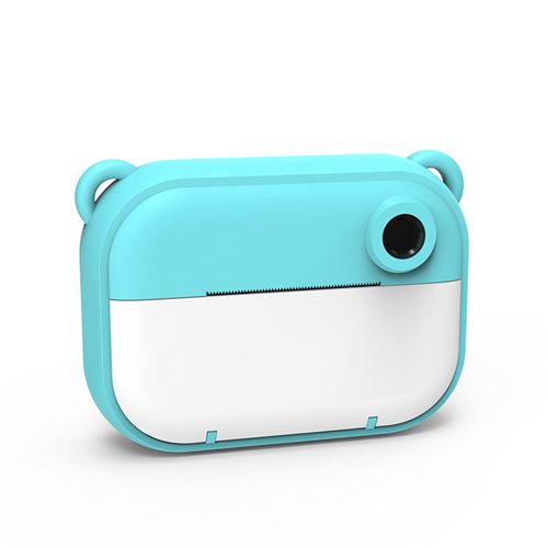 Appareil Photo Instantané Numérique Enfant, 2.4Pouces Écran IPS, Transmission WIFI ,32G TF Carte Bleu&Blanc