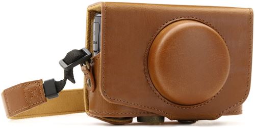 MegaGear Ever Ready Étui de Protection en Cuir pour Appareil Photo, Sac pour Canon PowerShot SX720 HS