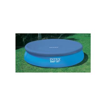 Bâche Protection Piscine Intex Ronde 3.66m - Écoulement Eau Pluie, Corde De Fixation