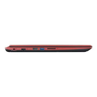 Ordinateur / PC Portable Acer Aspire 3 A315-51-36K1 - Core i3 6006U / 2 GHz - Win 10 Familiale 64 bits - 4 Go RAM - 128 Go SSD - 15.6" 1366 x 768 (HD) - HD Graphics 520 - Wi-Fi - rouge oxydant - clavier : Français - 1