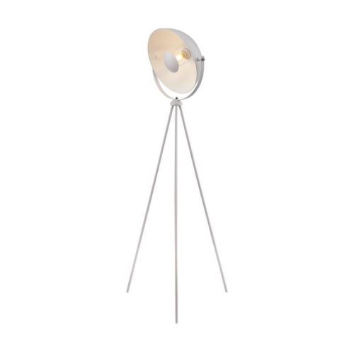 MOVIE Lampadaire trépied - H 148 cm - Tete : Ø 35 cm - Blanc