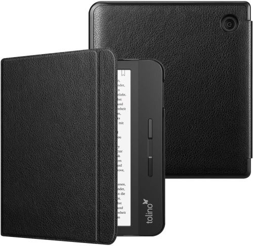 Etui à Rabat pour Kobo Libra H2O Couleur Noir
