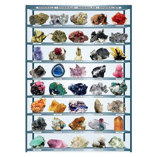 Puzzle Eurographics - Minéraux du monde, 1000 pièces