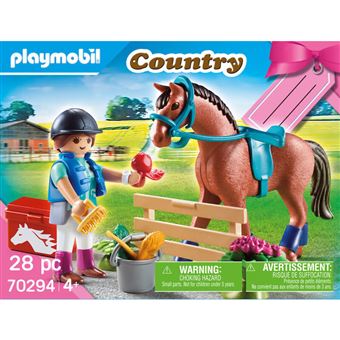Playmobil 70294 Country Set cadeau cavalière