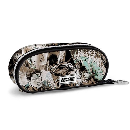 Karactermania Justice League Comics-Pencil Case Trousses, 21 cm, Gris (Grey)