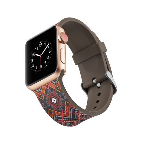 Bracelet en TPU impression de motifs fleurs uniques pour votre Apple Watch Series 4 40mm/Series 3/2/1 38mm