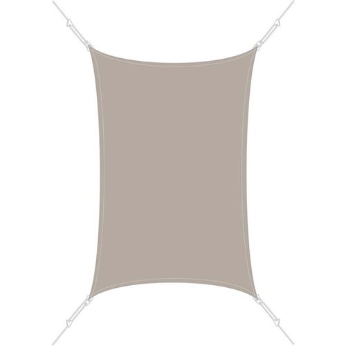 Easy Sail - Voile d'ombrage rectangle 3 x 4,5m taupe
