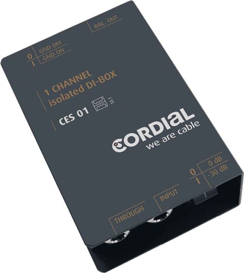 Cordial CES01 - Boîte de direct passive 1 canal