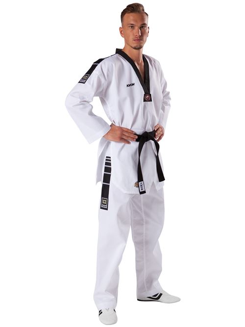 Dobok Taekwondo Kwon Grand Victory avec broderie-160-Blanc