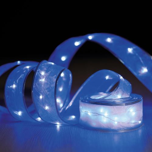 Ruban guirlande lumineuse 100 micro led, 5 m lumière fixe -bleu