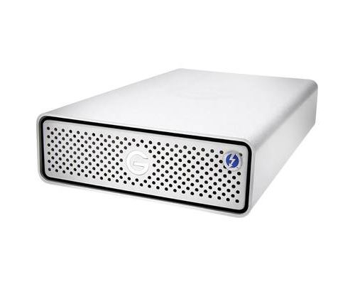 G-Technology G-DRIVE GDRETB3U3NB40001BDB - Vaste schijf - 4 TB - extern (bureaublad) - USB 3.1 Gen 1 / Thunderbolt 3 - 7200 tpm - zilver