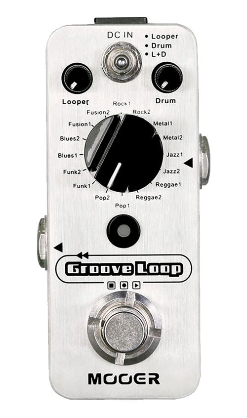 Mooer Grooveloop - Pédale d'effets boîte à rythmes numérique / Looper