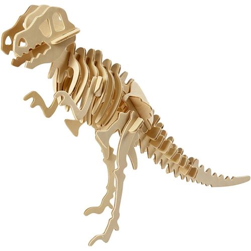  CC Hobby Puzzle 3D, Dinosaure, dim. 33x8x23 cm, triplex, 1pi&egrave;ce- - D&eacute;