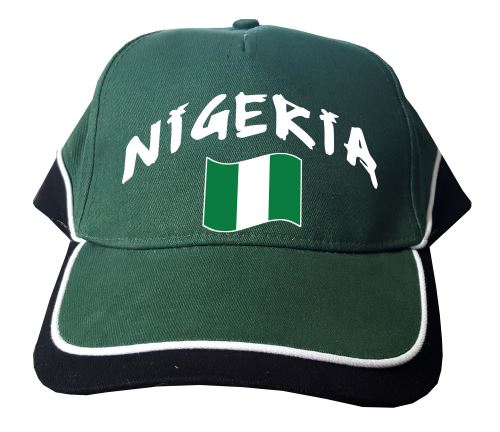 Supportershop Nigeria Casquette Football, Vert, FR : Taille Unique réglable