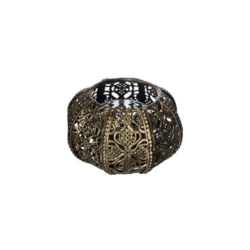 Paris Prix Doré Photophore E - Met - D 11 X H 8,5 Cm - Fer