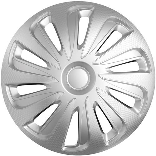 AutoStyle Caliber 15 pouces ABS argent lot de 4