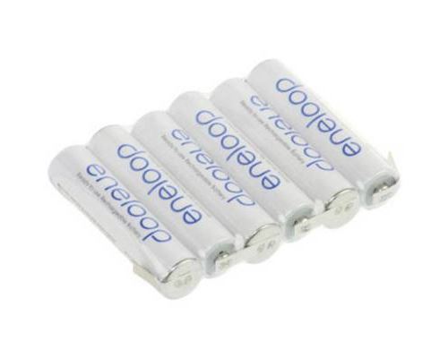 PANASONIC Pack de piles rechargeables 6x LR3 (AAA) NiMH 132321 7.2 V 750 mAh