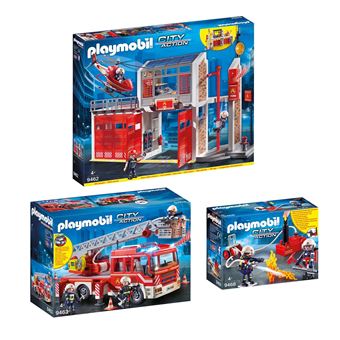 caserne pompier playmobil 9462