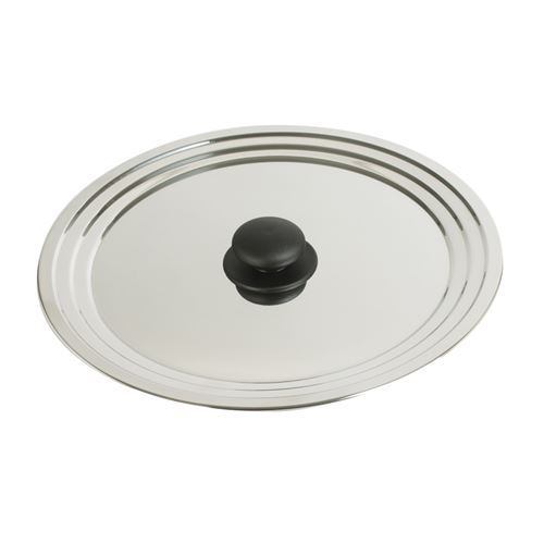 Baumalu 343726 Couvercle Universel Inox Multi Degr&eacute;s 28/30/32 cm
