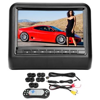Lecteur Dvd Portable Moniteur Numerique Appuie Tete Voiture Usb