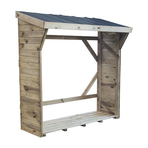 Abri à bûches avec plancher Avoriaz 2 stères