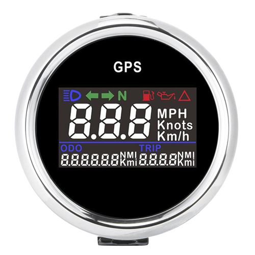 Compteur De Vitesse GPS ELING – Numérique, 3-3/8 Pouces – Pour Moto, Bateau, Voiture – Neuf