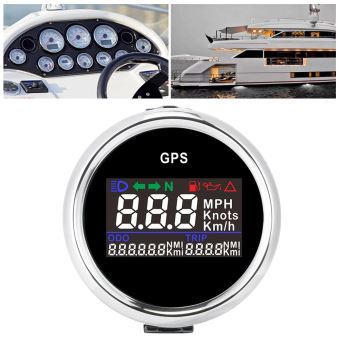 Compteur De Vitesse Moto 60 Mm - Odomètre Et Tripmeter - Avec Indicateurs LED (Feux, Neutre, Huile) - Universel