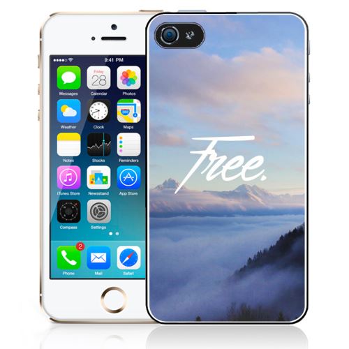 Coque pour iPhone 5C paysage montagne free