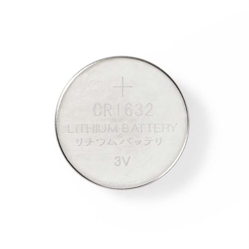 KOMELEC Pack de 5 piles bouton lithium 3v - cr1632