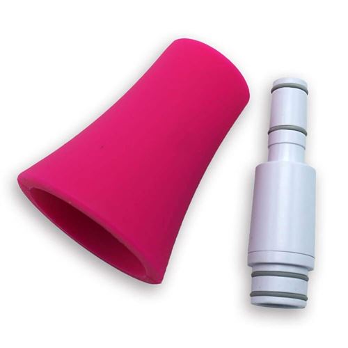 NRS Healthcare Nuvo Marchepied Instrumental n515swpk Blanc avec bordure rose à lisser votre jsax Kit