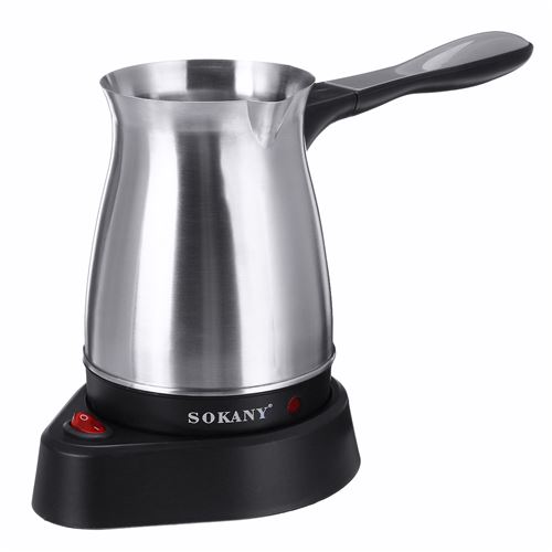 Verseuse à café Sokany électrique en acier inoxydable 500ml 600W